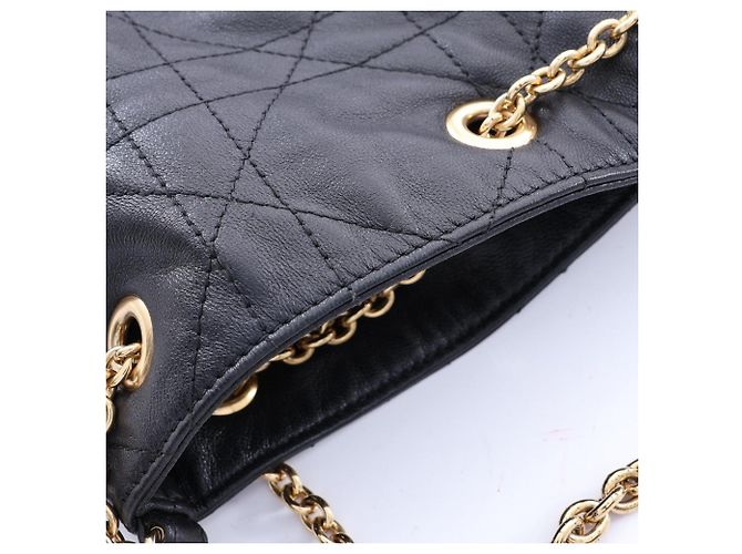 Bolsa de Ombro Christian Dior Dior Ami Cannage Preto - vista 8