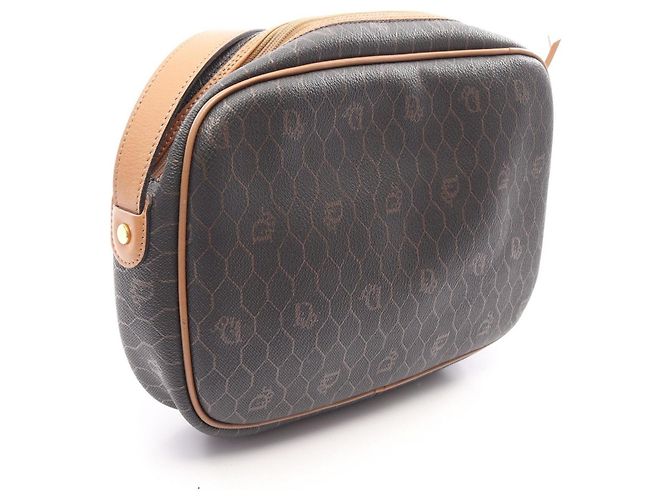 Borsa a tracolla Christian Dior Dior Honeycomb Marrone Nero - vista 2