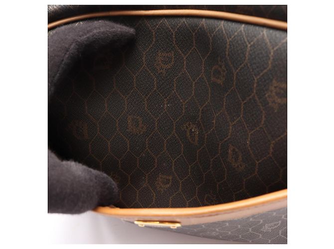 Borsa a tracolla Christian Dior Dior Honeycomb Marrone Nero - vista 6