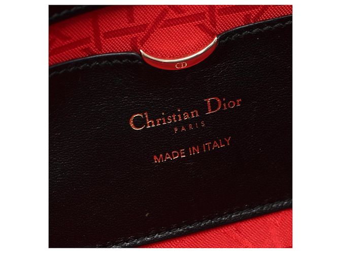 Borsa Christian Dior Dior Lady D-Joy Medium Cannage Nero - vista 4