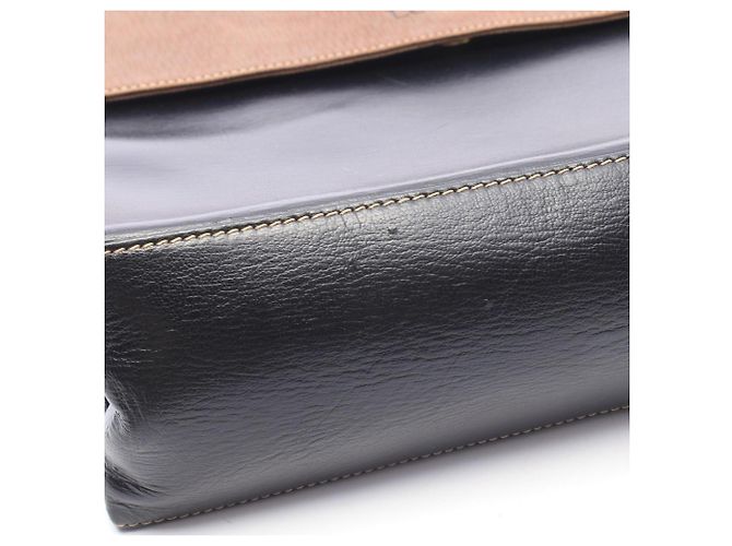 Borsa Loewe Velázquez Twist Marrone Nero - vista 6