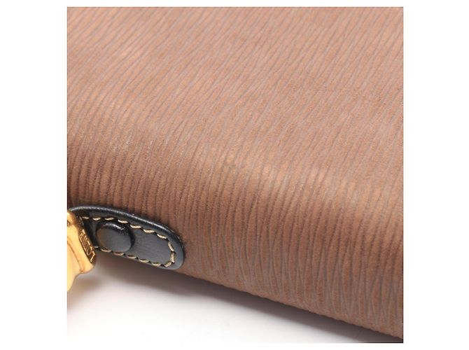 Borsa Loewe Velázquez Twist Marrone Nero - vista 8