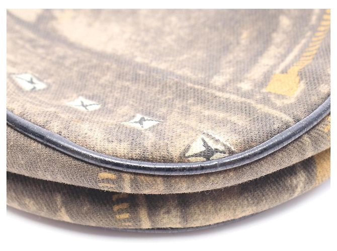 Christian Dior Saddle Bag - Handtasche mit Denim-Muster Braun Mehrfarben Marineblau - Ansicht 9