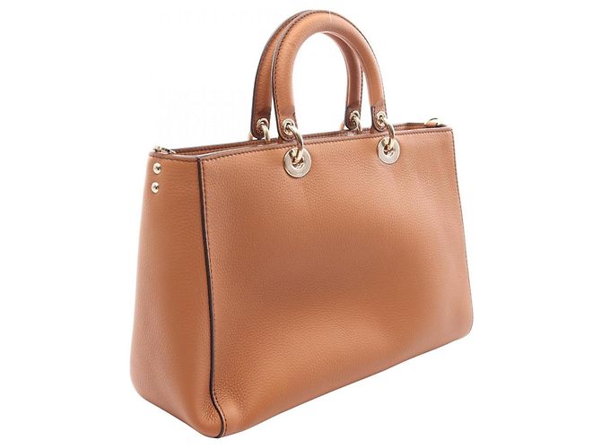 Christian Dior Dior Lady D-Sire Large Borsa a mano 2-Way Marrone - vista 2