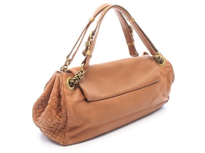 Borsa Bottega Veneta Intrecciato Marrone - vista 2