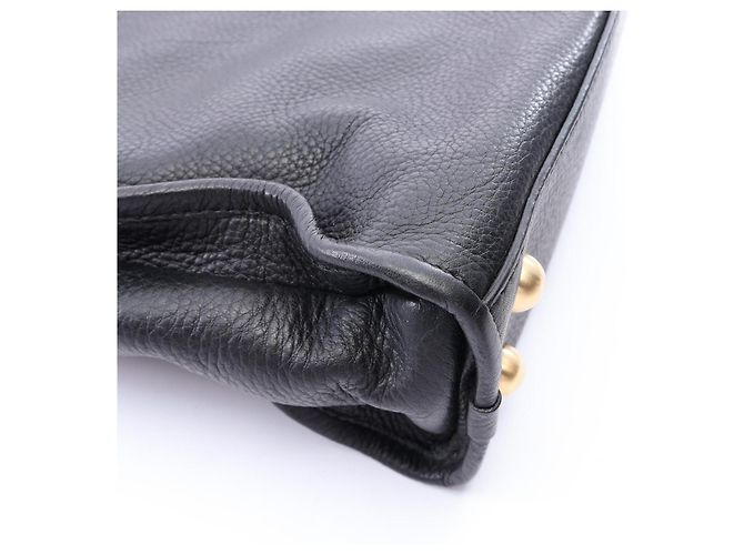 Loewe Heritage 2-Way Briefcase Handbag Black - view 6