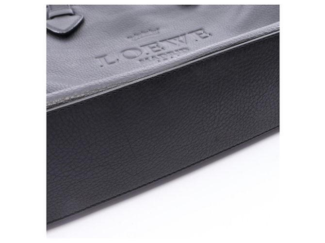 Loewe Heritage 2-Way Briefcase Handbag Black - view 8