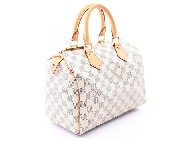 Borsa a mano Louis Vuitton Speedy 25 Bianco - vista 2