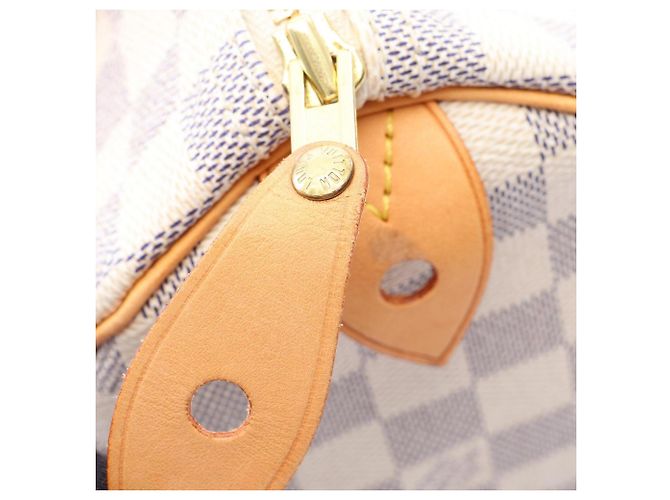 Borsa a mano Louis Vuitton Speedy 25 Bianco - vista 6