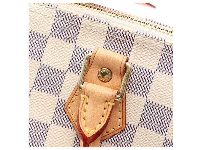 Borsa a mano Louis Vuitton Speedy 25 Bianco - vista 9