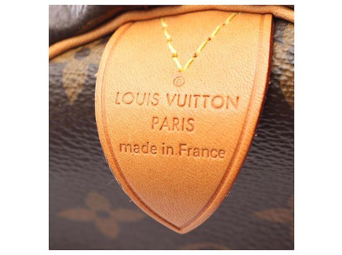 Borsa a mano Louis Vuitton Speedy 30 Monogram Marrone - vista 4