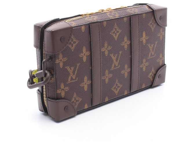 Borsa a tracolla Louis Vuitton Soft Trunk Wallet Monogram N°7 Marrone Multicolore - vista 2