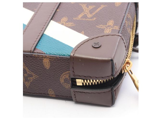 Borsa a tracolla Louis Vuitton Soft Trunk Wallet Monogram N°7 Marrone Multicolore - vista 5