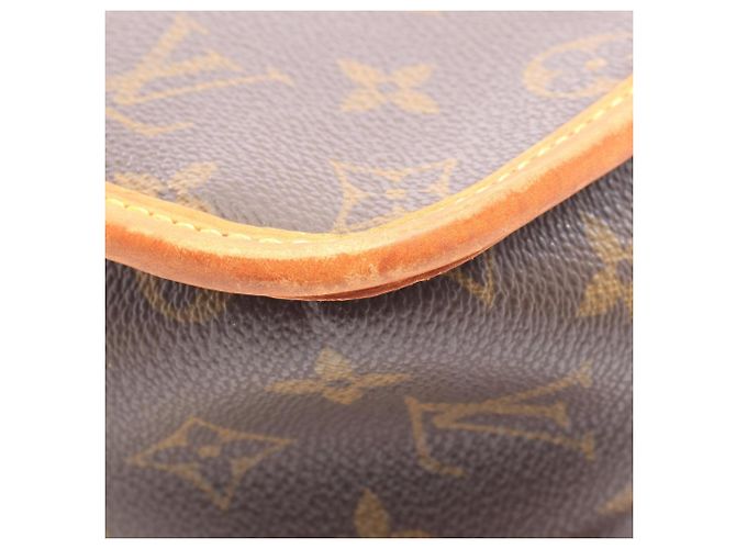 Borsa a tracolla Louis Vuitton Sologne Monogram Marrone - vista 12