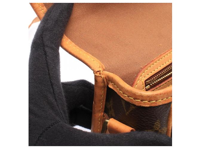 Borsa a tracolla Louis Vuitton Sologne Monogram Marrone - vista 7