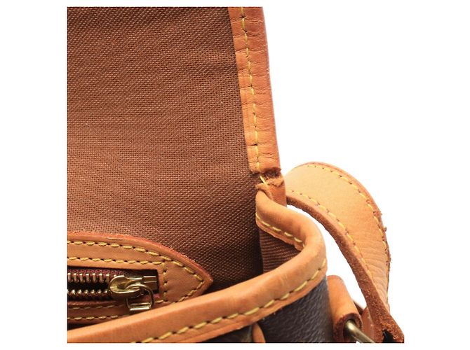 Borsa a tracolla Louis Vuitton Sologne Monogram Marrone - vista 8