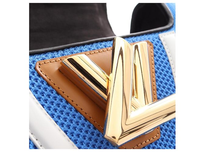 Borsa a tracolla Louis Vuitton Twist PM Blu Multicolore - vista 13