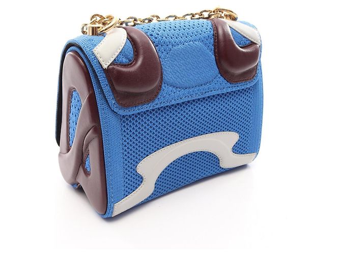 Borsa a tracolla Louis Vuitton Twist PM Blu Multicolore - vista 2