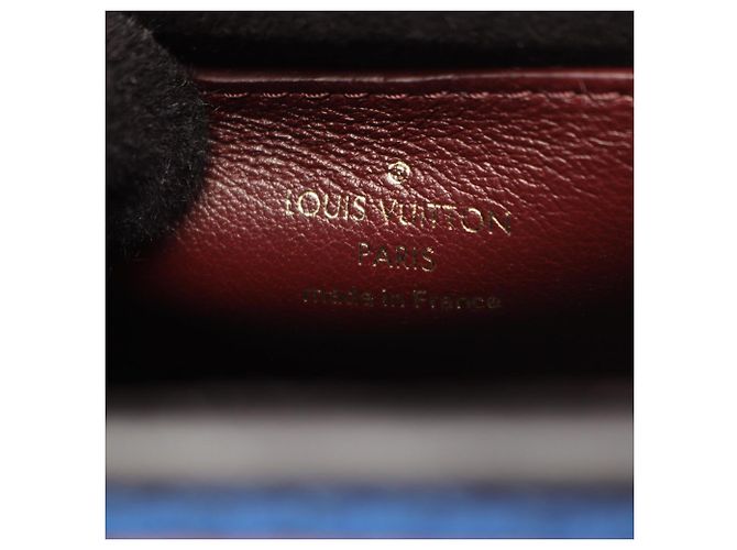 Borsa a tracolla Louis Vuitton Twist PM Blu Multicolore - vista 4