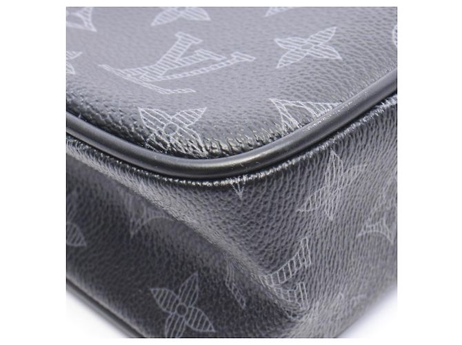 Borsa a tracolla Louis Vuitton Danube PM Vivienne Nero Bianco Cachi - vista 7
