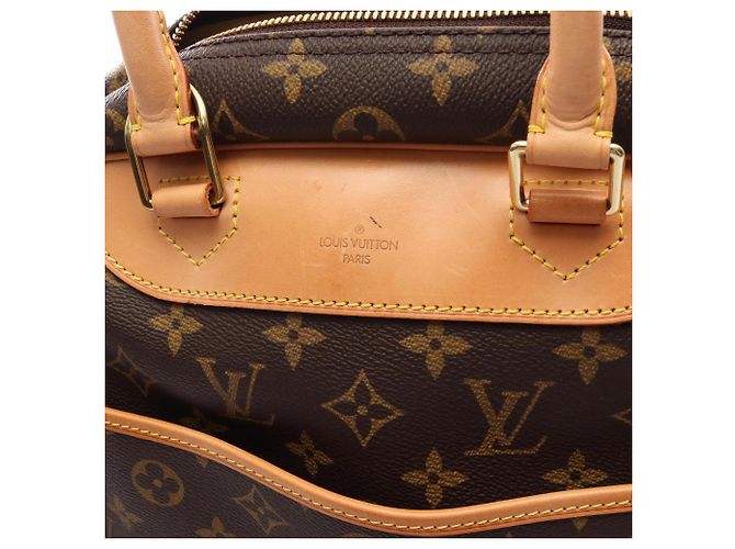 Borsa a mano Louis Vuitton Deauville Bowling Vanity Marrone - vista 6