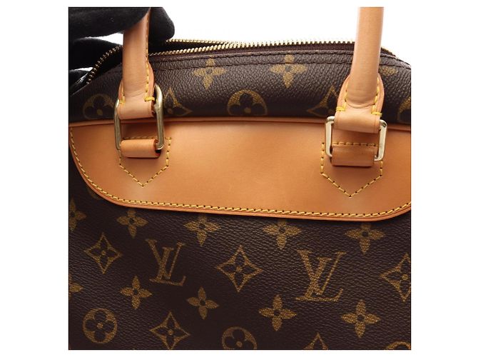 Borsa a mano Louis Vuitton Deauville Bowling Vanity Marrone - vista 7