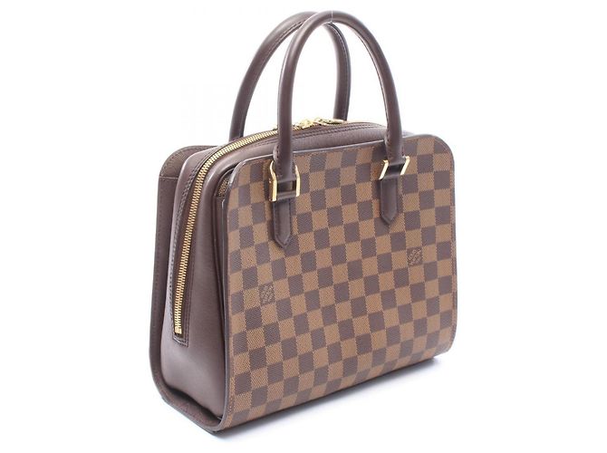 Louis Vuitton Triana Handtasche Braun Damier ebene - Ansicht 2