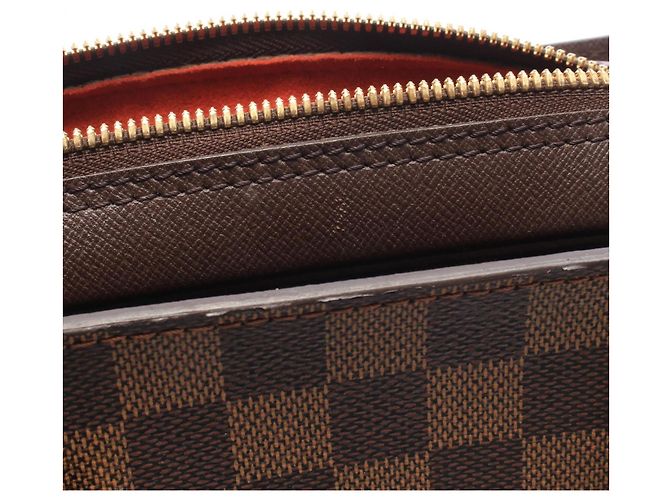 Louis Vuitton Triana Handtasche Braun Damier ebene - Ansicht 6