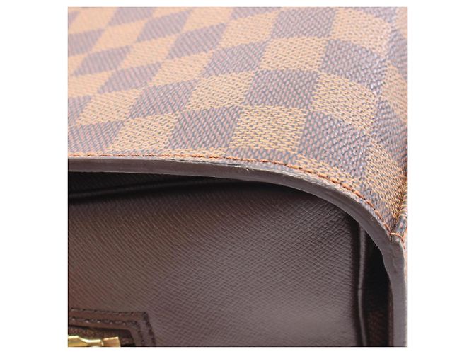 Louis Vuitton Triana Handtasche Braun Damier ebene - Ansicht 7