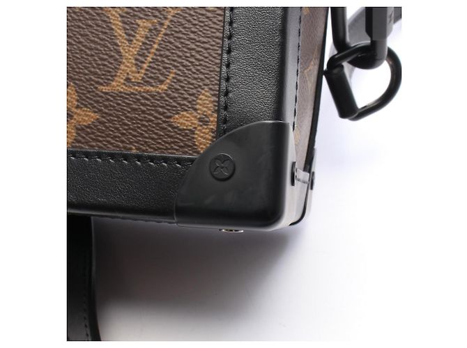 Borsa a tracolla Louis Vuitton Soft Trunk Monogram Macassar Marrone Nero Multicolore - vista 6