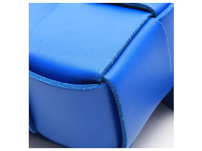 Borsa Maxi a Tracolla Cassette Bottega Veneta Blu - vista 6