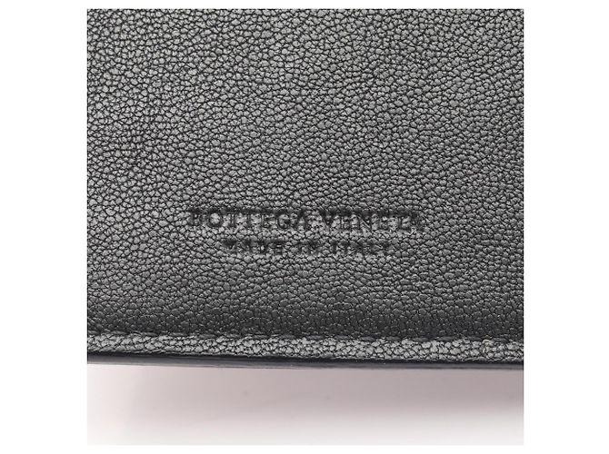 Cartera larga bi-fold Intrecciato Bottega Veneta Beige Verde Azul marino - vista 5