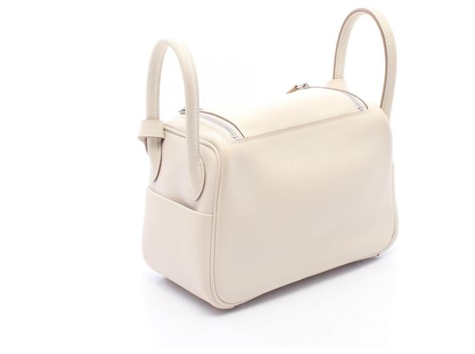 Hermès Borsa a tracolla Hermes Lindy Mini Verso Marrone - vista 2