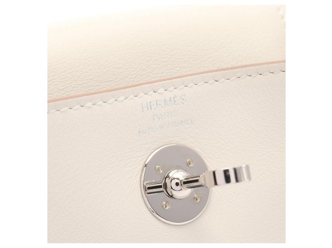 Hermès Borsa a tracolla Hermes Lindy Mini Verso Marrone - vista 4