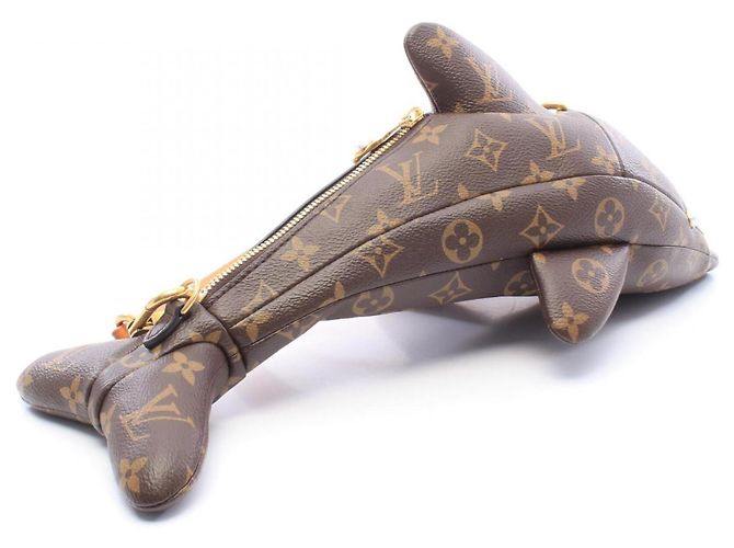 Bolsa Dolphin Louis Vuitton em couro Monogram marrom - vista 2