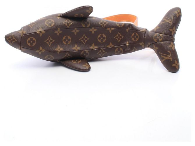 Bolsa Dolphin Louis Vuitton em couro Monogram marrom - vista 7
