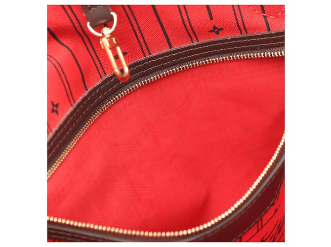 Borsa Tote Louis Vuitton Neverfull GM Marrone Damier ebene - vista 6