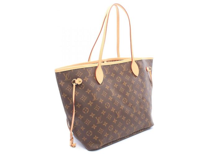 Louis Vuitton Neverfull MM Monogram Tote Bag Braun - Ansicht 2