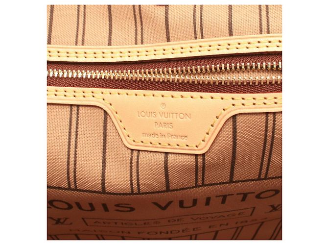 Louis Vuitton Neverfull MM Monogram Tote Bag Braun - Ansicht 4