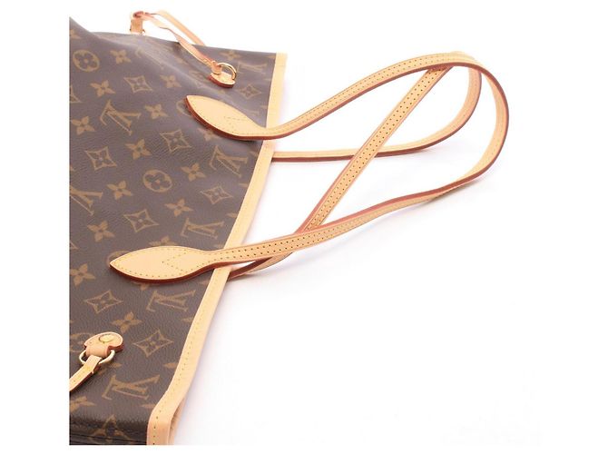 Louis Vuitton Neverfull MM Monogram Tote Bag Braun - Ansicht 5