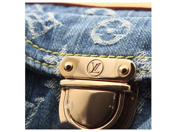 Borsa a mano Louis Vuitton Neo Speedy Blu - vista 12