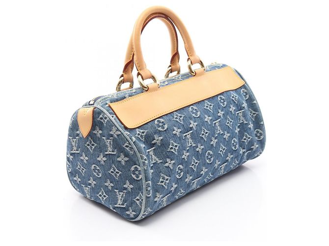Borsa a mano Louis Vuitton Neo Speedy Blu - vista 2