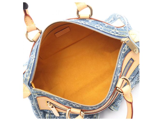 Borsa a mano Louis Vuitton Neo Speedy Blu - vista 3