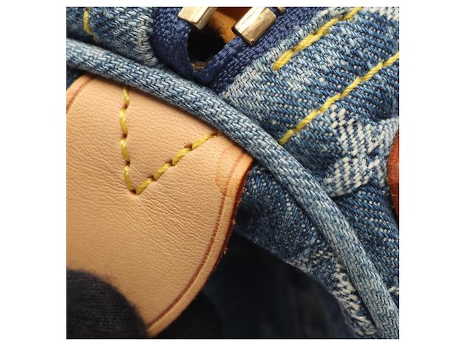 Borsa a mano Louis Vuitton Neo Speedy Blu - vista 6