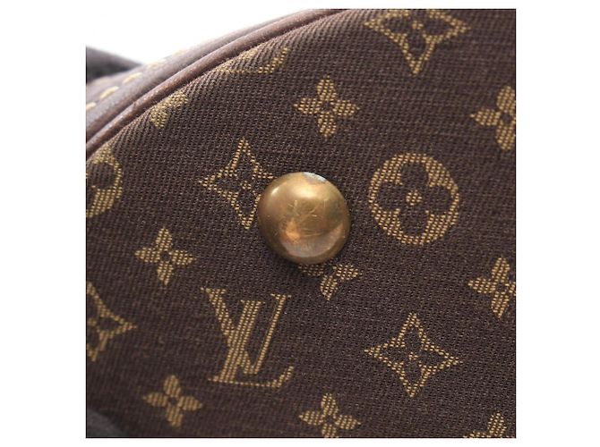 Bucket Borsa Tote Louis Vuitton Monogram Mini Lin Ebene Marrone Damier ebene - vista 8
