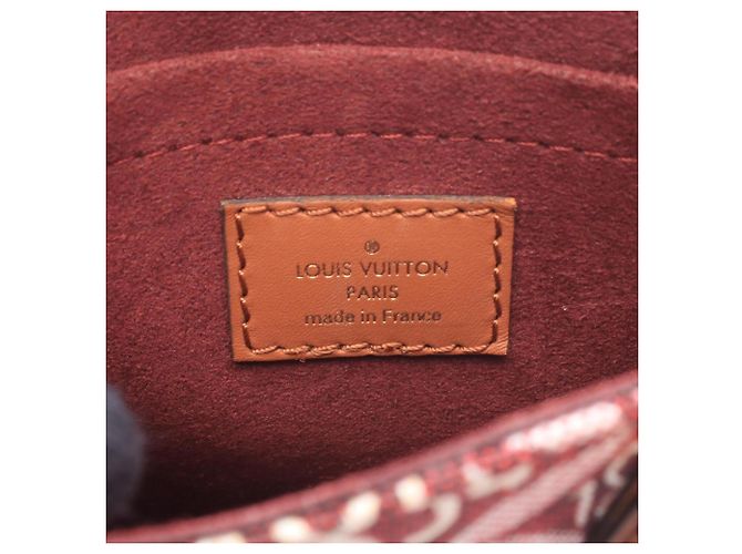 Borsa Louis Vuitton Petite Sac Plat Marrone Bordò - vista 4