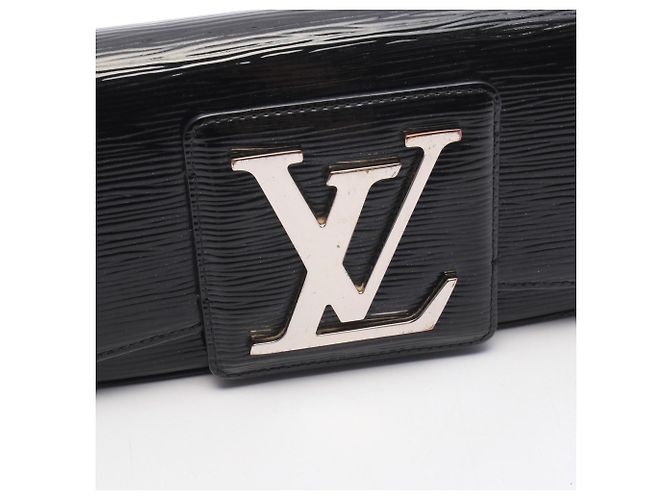 Louis Vuitton Pochette Soby Clutch Handbag Nero - vista 13