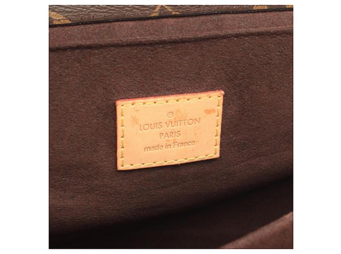 Borsa Louis Vuitton Pochette Metis MM Marrone - vista 4