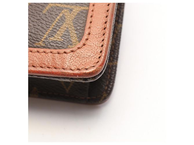 Louis Vuitton Pochette Dam GM Clutch Handbag Marrone - vista 11