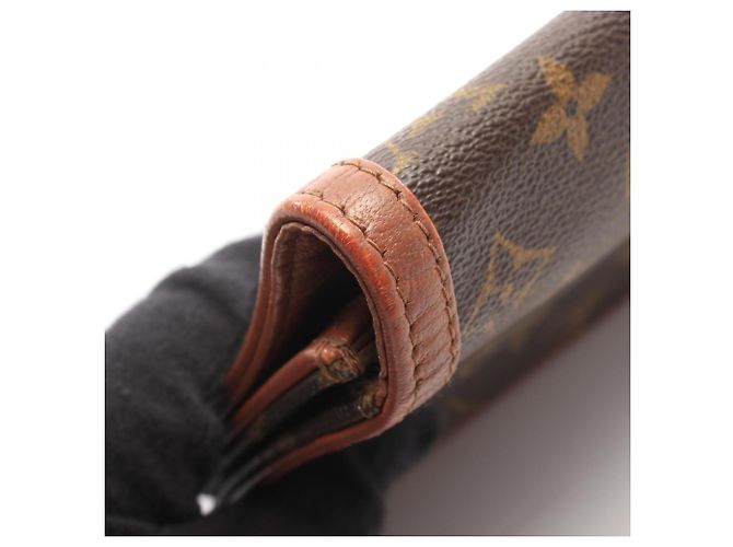 Louis Vuitton Pochette Dam GM Clutch Handbag Marrone - vista 12